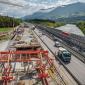 The 235m Terfener Innbrücke carries the A12 motorway over the Inn River in Austria’s Tyrolian Inntal Valley   
