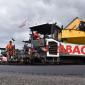 Volvo CE pavers working in echelon were able to pave a military airbase runway in a single day
