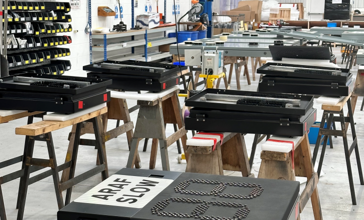 The signs are all being manufactured and rigorously tested at Swarco’s factory in Melsonby in the English county of North Yorkshire (image courtesy Swarco UK & Ireland)