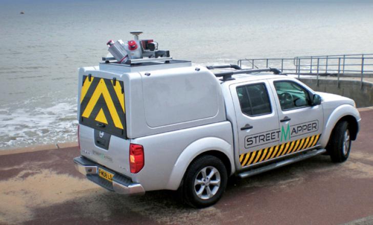 StreetMapper vehicle mapping along the coast