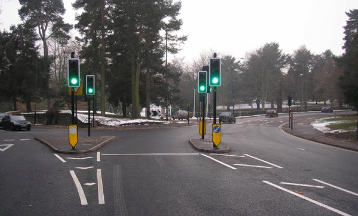 An upgraded junction in Coventry