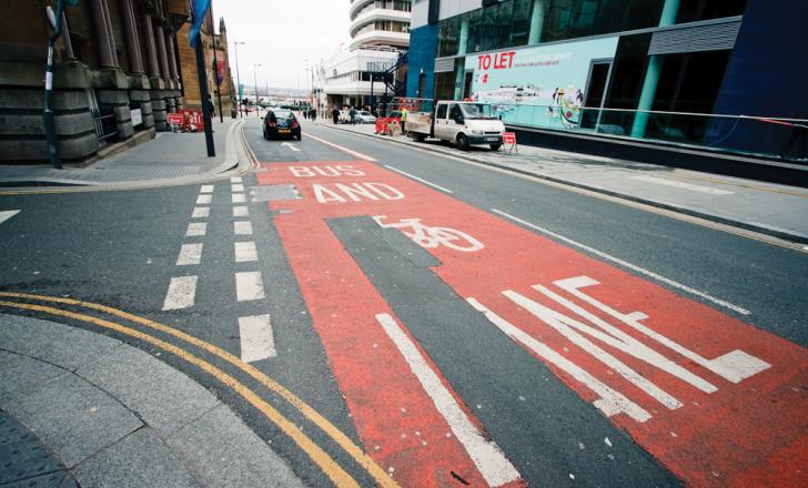 UK's vanishing white lines present road safety problem. Picture: Bauke Karel.