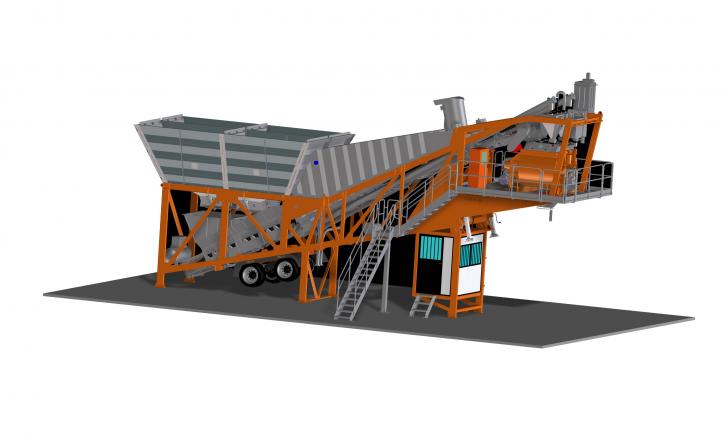 mobile concrete batching plant from CIFA