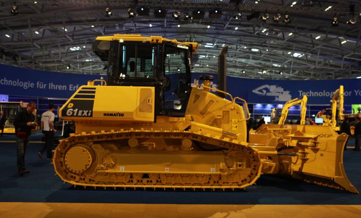 Komatsu has introduced Intelligent machines bauma 2013 Daily Komatsu D61EXI